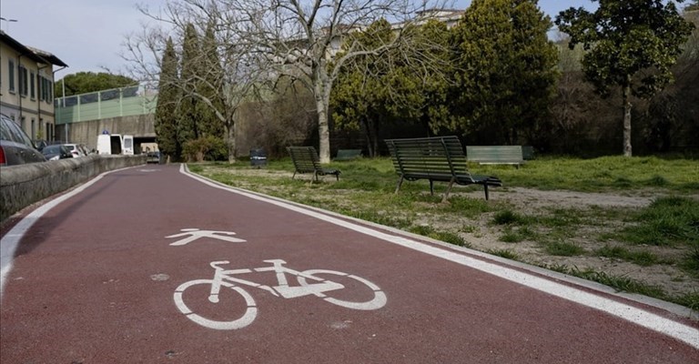 la nuova ciclabile di via Lunga