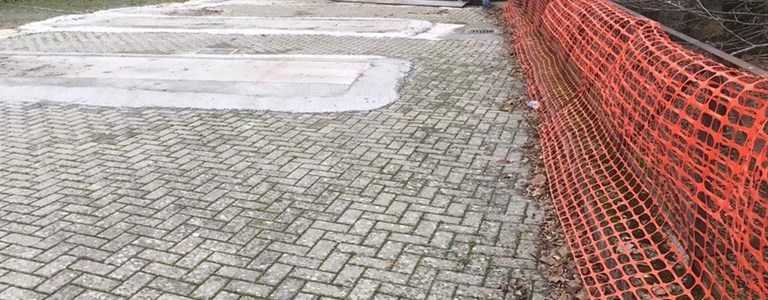 I lavori in corso a Vingone