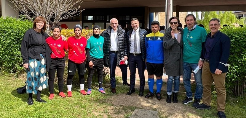 Un incontro di calcio speciale