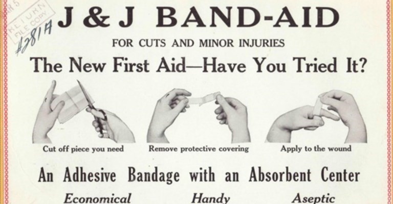 1921, nasce il cerotto