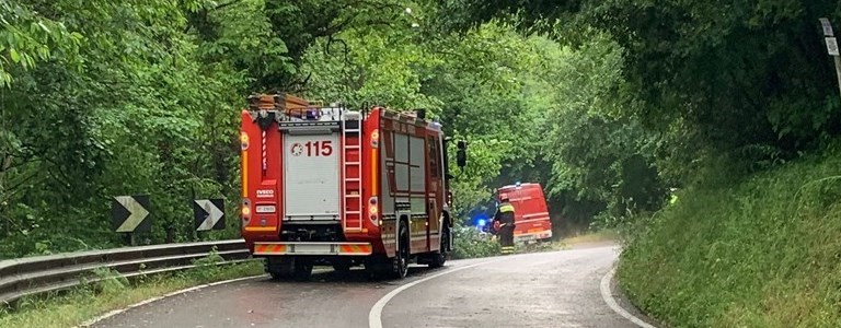 I vigili del Fuoco al lavoro