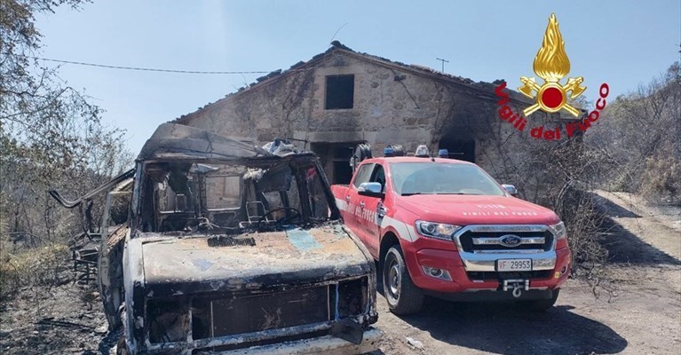 ripresa di fiamma in Maremma