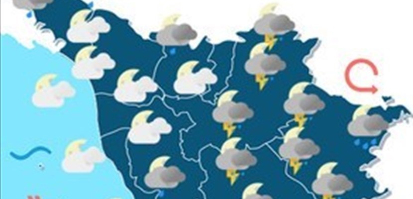 Le previsioni per stasera