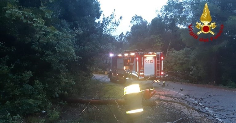 i danni del temporale di stanotte