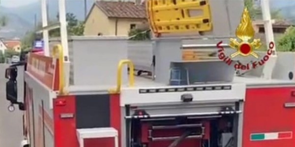 i vigili del fuoco in azione