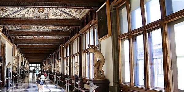 la galleria degli Uffizi