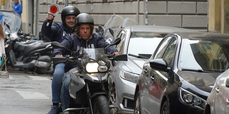 I falchi della Polizia in azione