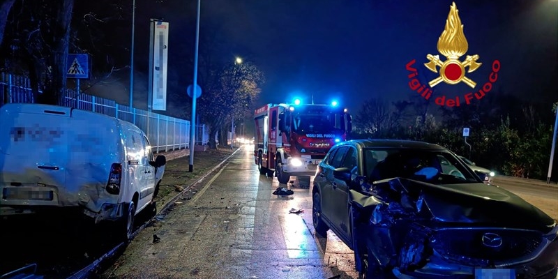 Lo scenario che si è presentato ai Vigili del Fuoco