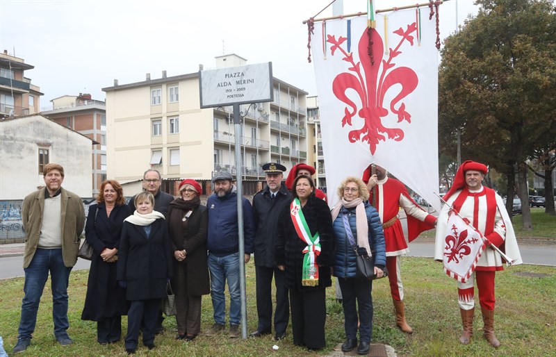 La cerimonia d'intitolazione