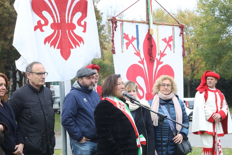 La cerimonia d'intitolazione