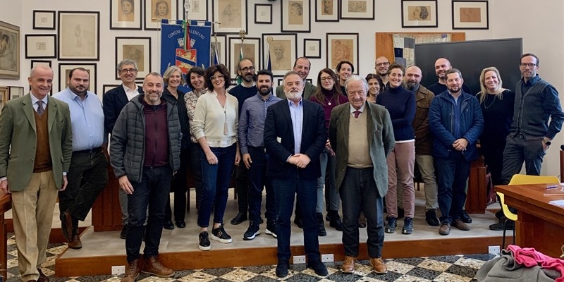 Calenzano, foto di gruppo per la nascita del distretto biologico