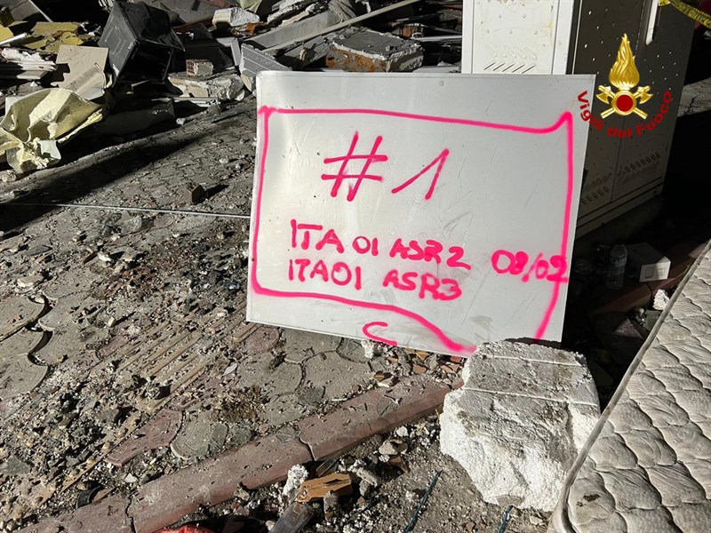 I Vigli del Fuoco in azione in Turchia.