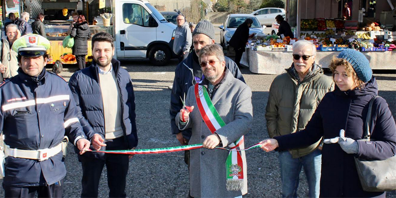 Il momento dell'inaugurazione