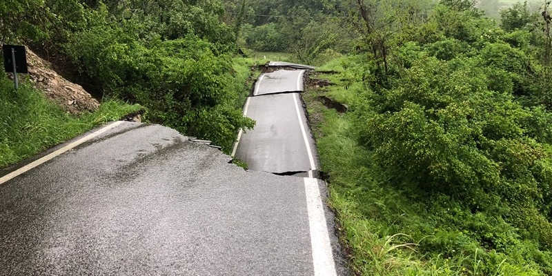 Le strade in riparazione