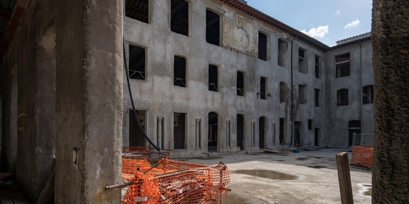 Il cantiere di Sant'Orsola