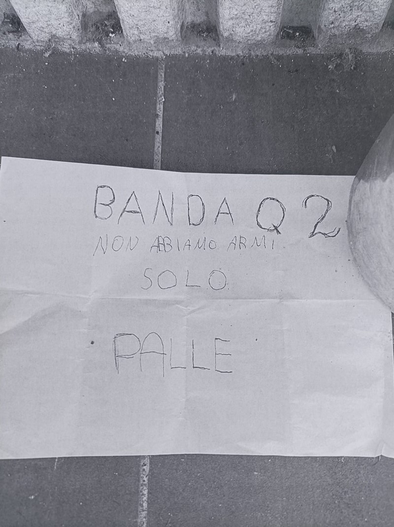 il messaggio della ""banda"",""OkNews24