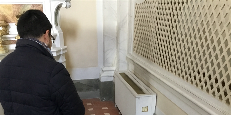 La tomba di Felice Matteucci a Villa Montaòvo