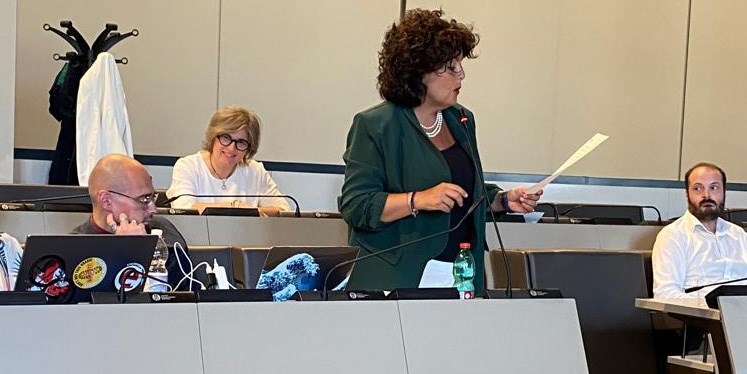 Dimitri Palagi (SPC),  Mimma Dardano e Barbara Felleca (Italia Viva) e Alessandro Draghi (FdI)