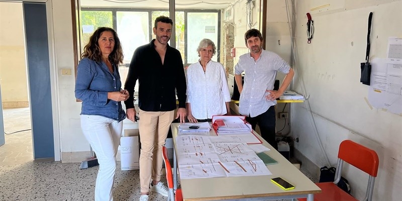 Il sopralluogo del sindaco Ravoni