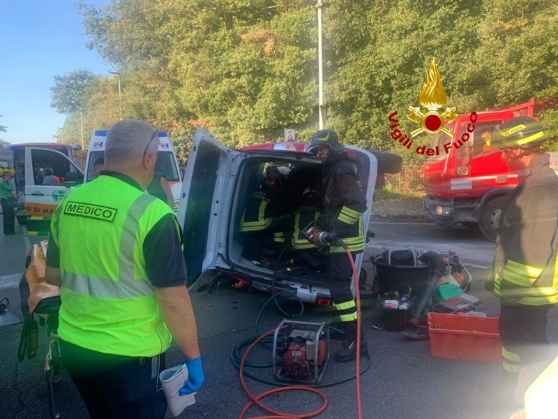 Vigili del Fuoco in azione