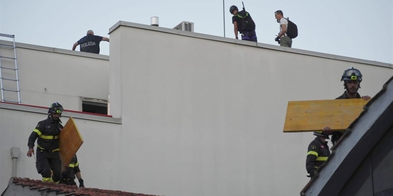 L’operazione di sgombero