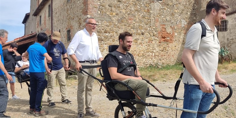 Un momento della PASSEGGIATA