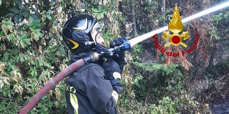 I Vigili del Fuoco al lavoro