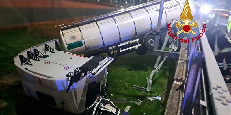 Le immagini dell'incidente