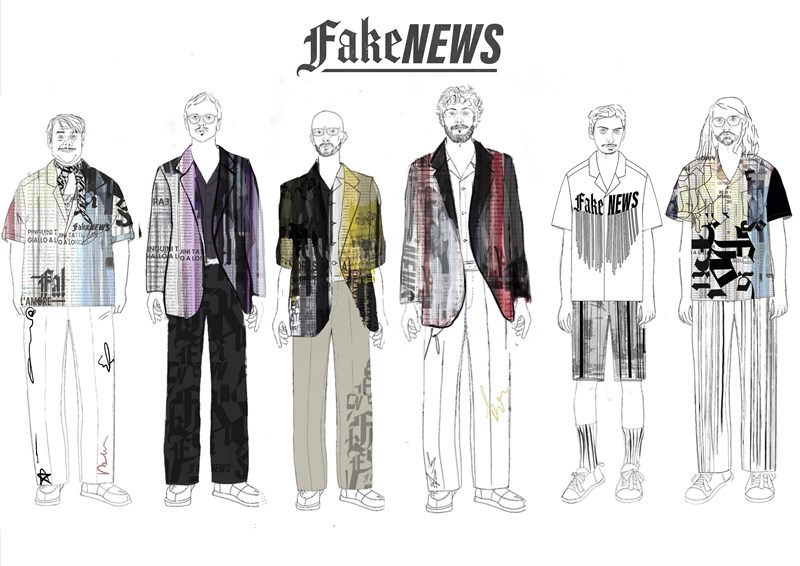 I disegni degli abiti per i Pinguini Tattici Nucleari