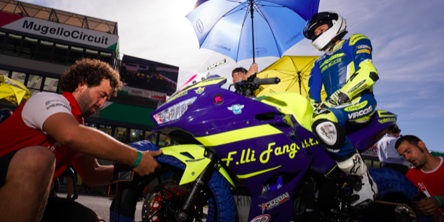 Sara Cabrini sulla pit lane