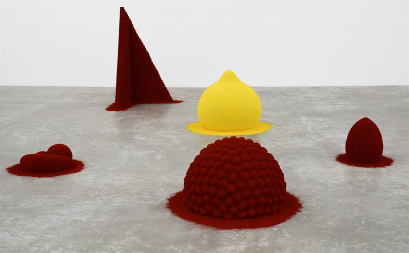 Anish Kapoor  To Reflect an Intimate Part of the Red 1981 Mixed media and pigment Dimensions variable Photograph Oliver Santanaue © Anish Kapoor. All rights reserved SIAE, 2023