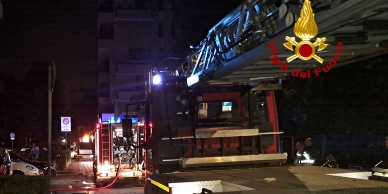 L'incendio di stanotte