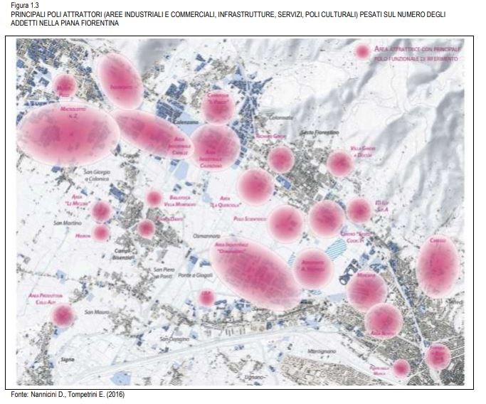 Maggiori aree industriali nella Piana