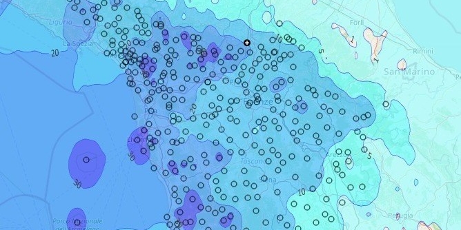 La situazione delle pioggie