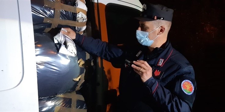 Il controllo dei Carabinieri