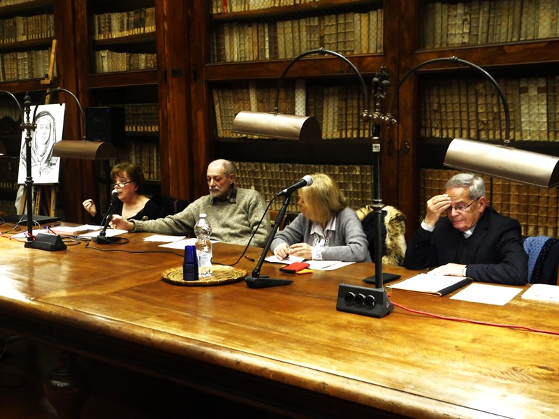 I relatori durante la presentazione