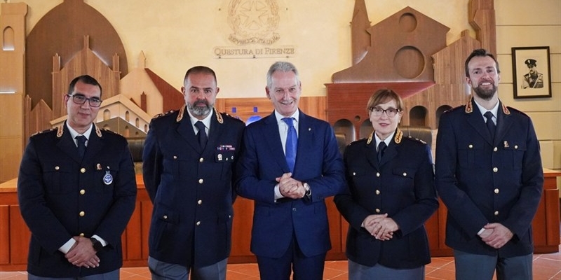 La conferenza in Questura