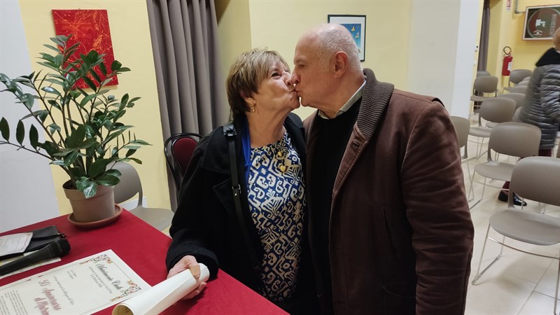 L'incontro con e coppie d'oro