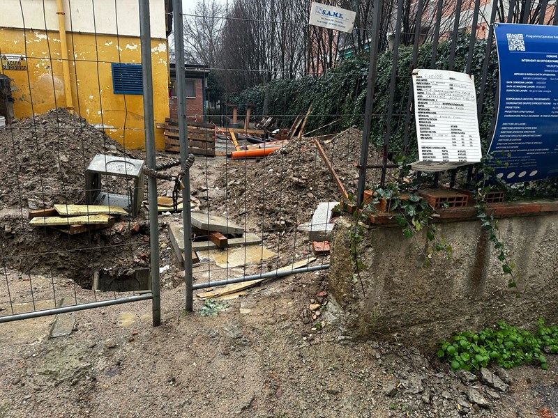 i lavori alla micropiscina