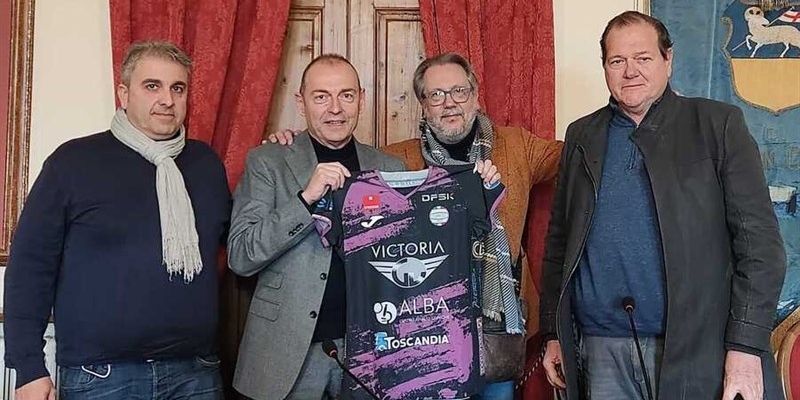 il Sindaco Sottani e il team Giotti