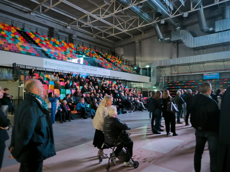 L'interno del Pala Wanny