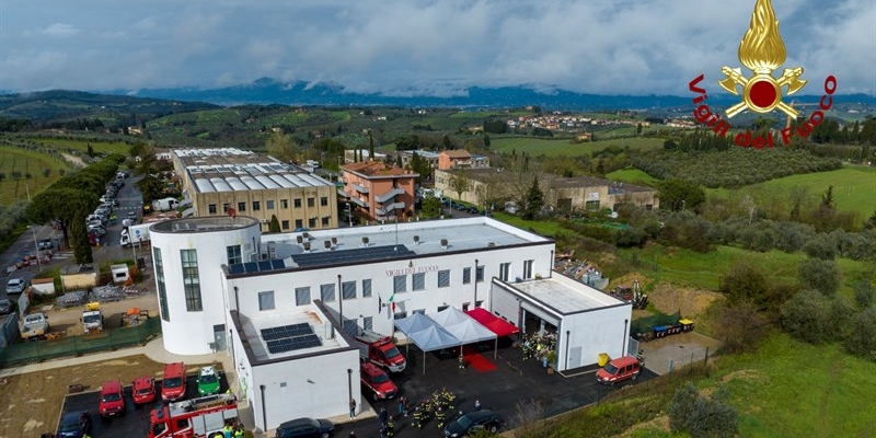 La nuova caserma dei Vigili del Fuoco di San Casciano