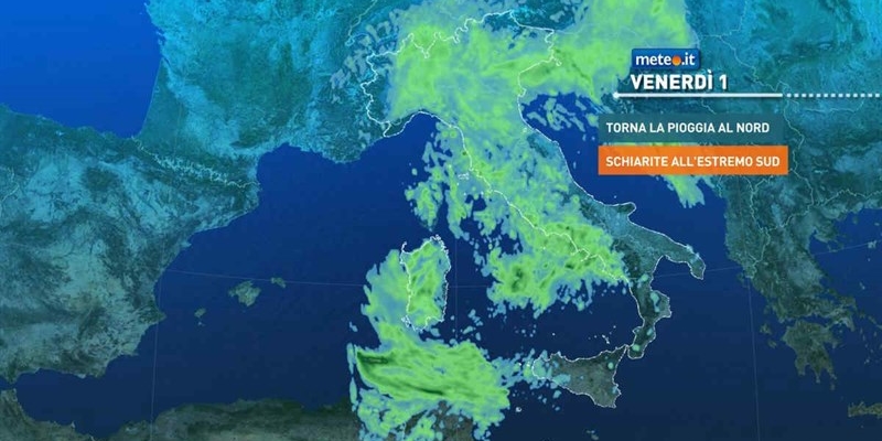 Previsioni nei prossimi giorni