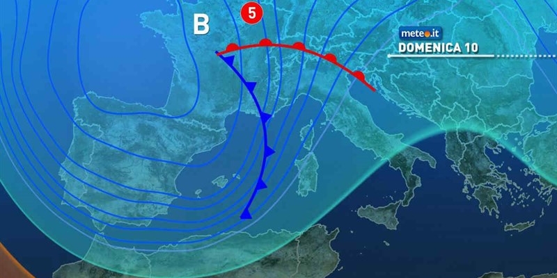 Le previsioni per domenica