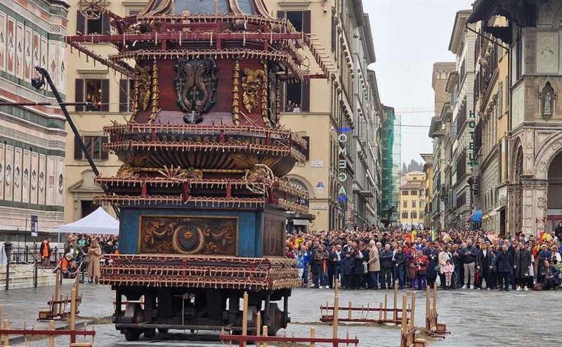 Volo perfetto della Colombina
