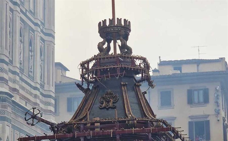 Volo perfetto della Colombina