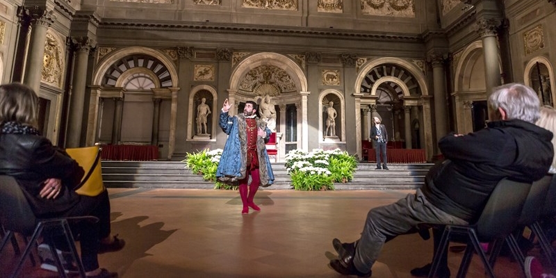 Un momento dello spettacolo