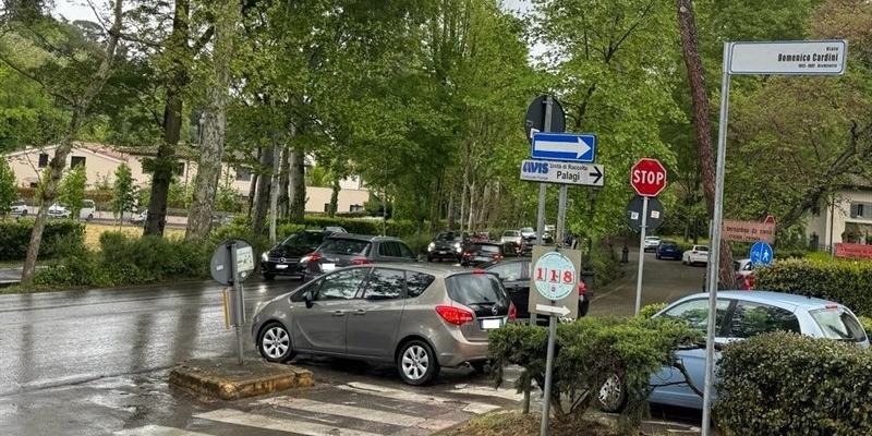 L'intitolazione stamani