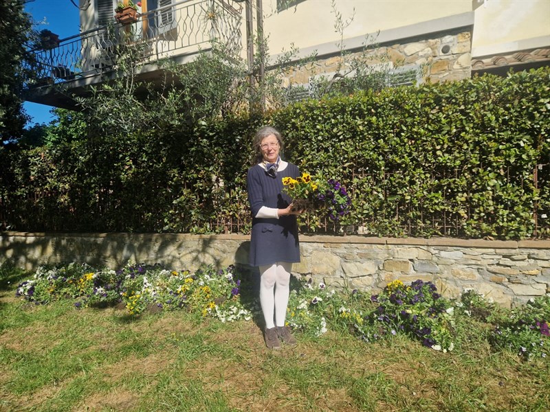 Le fioriere comunali a San Donato