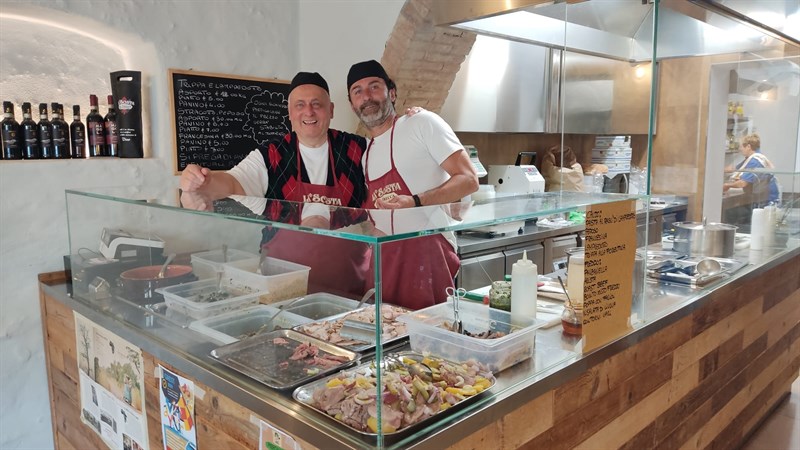 da sx Mario Albergucci, Roberto Vignoli